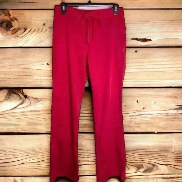Purple Label NEW With Tags Red Size Small Scrub Pants  With Tie Waist. - Picture 1 of 6